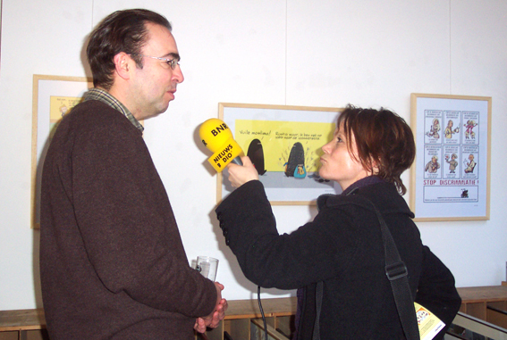 ...wordt Peter de Wit door BNR Radio ge&iuml;nterviewd (over beroepsgeheimen
	en zijn 
	nieuwe 
	collectie T-shirts)...