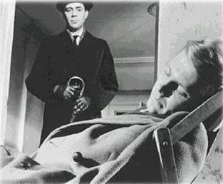 Dirk Bogarde en James Fox in The Servant