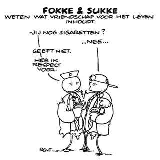 fokke en sukke vriendschapcartoon